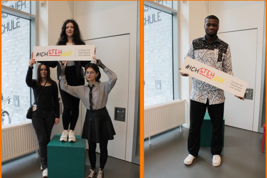 Die Erich Kästner Schule steht auf