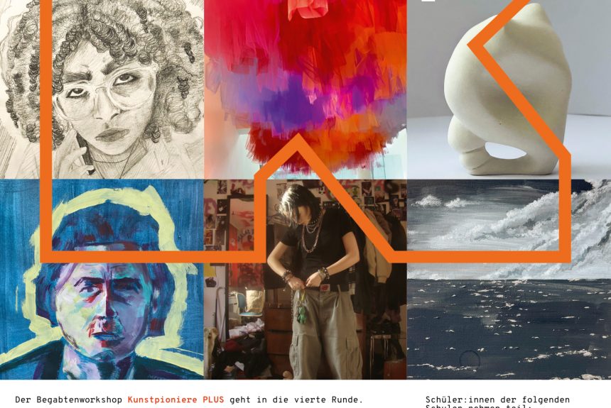 Begabten-Ausstellung der Kunstpioniere Plus mit EKS-Schülerin aus Jahrgang 11