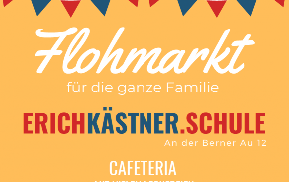 11.4.: Großer Frühlingsflohmarkt an der Erich Kästner Schule